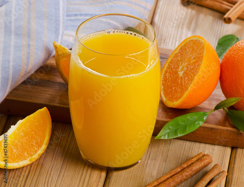 Photo: Glass of orange juice Glass of orange juice