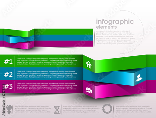 Vector: Business Infographic Vector Background. Business Infographic Vector Background.