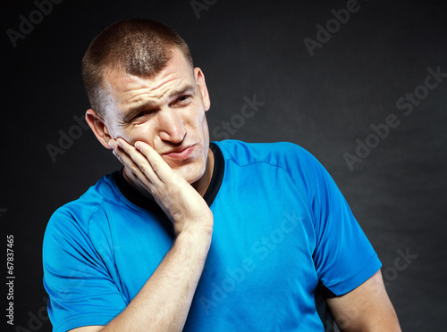 Photo: man with teeth problems man with teeth problems