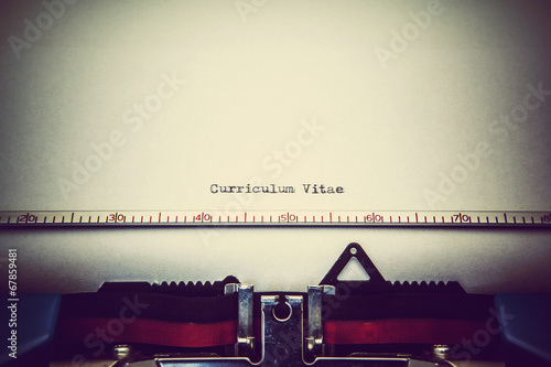 Photo: type curriculum vitae type curriculum vitae