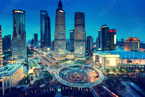 Photo: shanghai night view from the oriental pearl tower shanghai night view from the oriental pearl tower