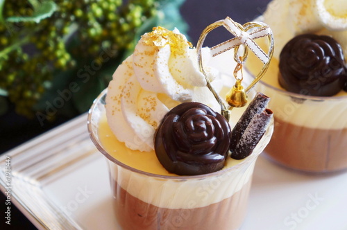 Photo: Double chocolate mousse Double chocolate mousse