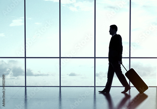 Photo: businessman walking businessman walking