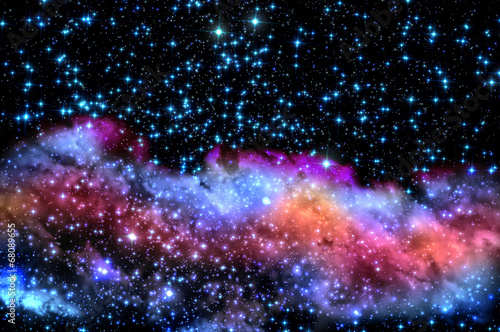 Illustration: Blue and magenta nebula Blue and magenta nebula