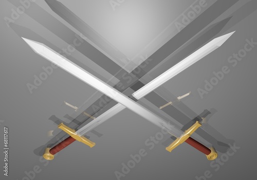 Illustration: Two swords Two swords