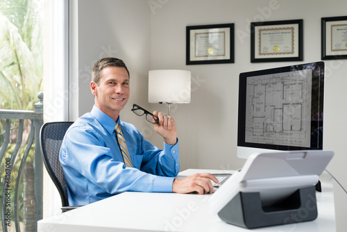 Photo: Architect in Office Architect in Office