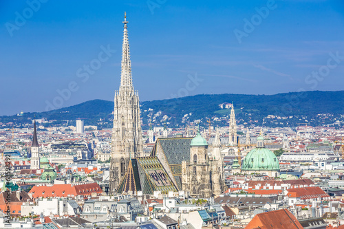 Photo: Vienna city centre and Stephansdom Vienna city centre and Stephansdom