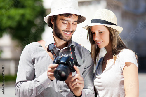 Photo: Tourists taking pictures Tourists taking pictures