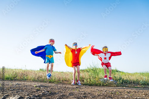 Photo: children superheros children superheros