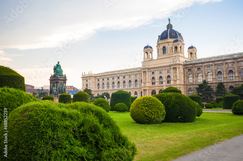 Photo: View of famous Naturhistorisches Museum in Vienna, Austria View of famous Naturhistorisches Museum in Vienna, Austria