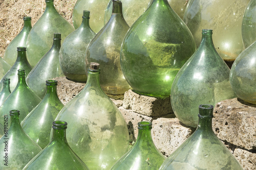 Photo: Demijohns or carboys empty Demijohns or carboys empty
