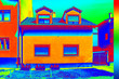 Infrared thermovision image Infrared thermovision image