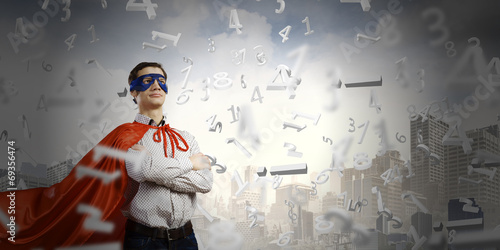 Photo: Confident superhero Confident superhero