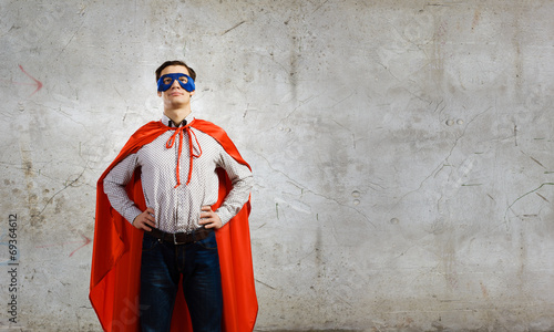 Photo: Confident superhero Confident superhero