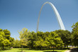 Gateway Arch and trees in the Jefferson Nation, St. Louis Gateway Arch and trees in the Jefferson Nation, St. Louis