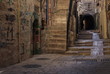 Narrow street in Jewish Quarter Jerusalem Narrow street in Jewish Quarter Jerusalem