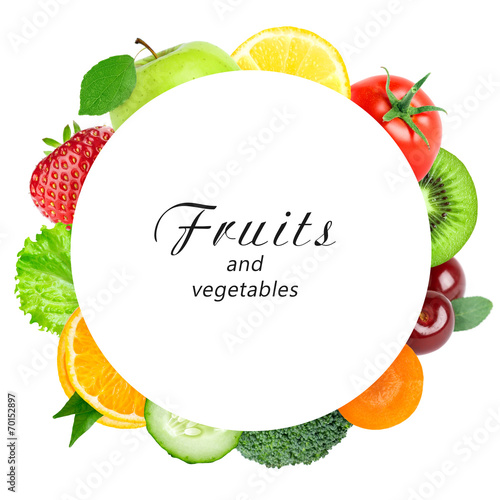 Fresh fruits and vegetables