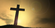 Crucifix On A Hill At Dawn Crucifix On A Hill At Dawn