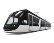 Modern Tram Isolated Modern Tram Isolated