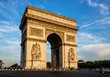 Arch of Triumph (Arc de Triomphe) with dramatic sky Arch of Triumph (Arc de Triomphe) with dramatic sky
