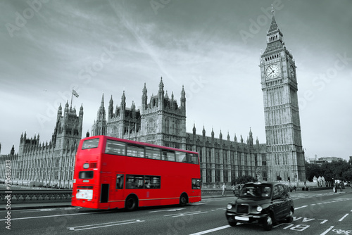 Fototapeta Bus in London