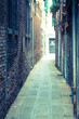Facades of houses on a street in Venice, Italy Facades of houses on a street in Venice, Italy