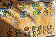 Naxi Dongba paintings in Lijiang, China. Naxi Dongba paintings in Lijiang, China.