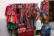 Street Vendor selling colorful clothing in La Paz, Bolivia Street Vendor selling colorful clothing in La Paz, Bolivia
