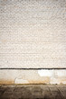 White brick wall White brick wall