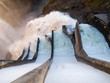 Dam of Contra Verzasca, spectacular waterfalls Dam of Contra Verzasca, spectacular waterfalls