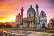 St. Charles's Church (Karlskirche) in Vienna, Austria St. Charles's Church (Karlskirche) in Vienna, Austria