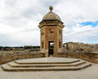 Watchtower in Senglea, Malta. Garden view Watchtower in Senglea, Malta. Garden view