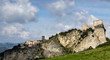 View of San Leo fortress and village View of San Leo fortress and village