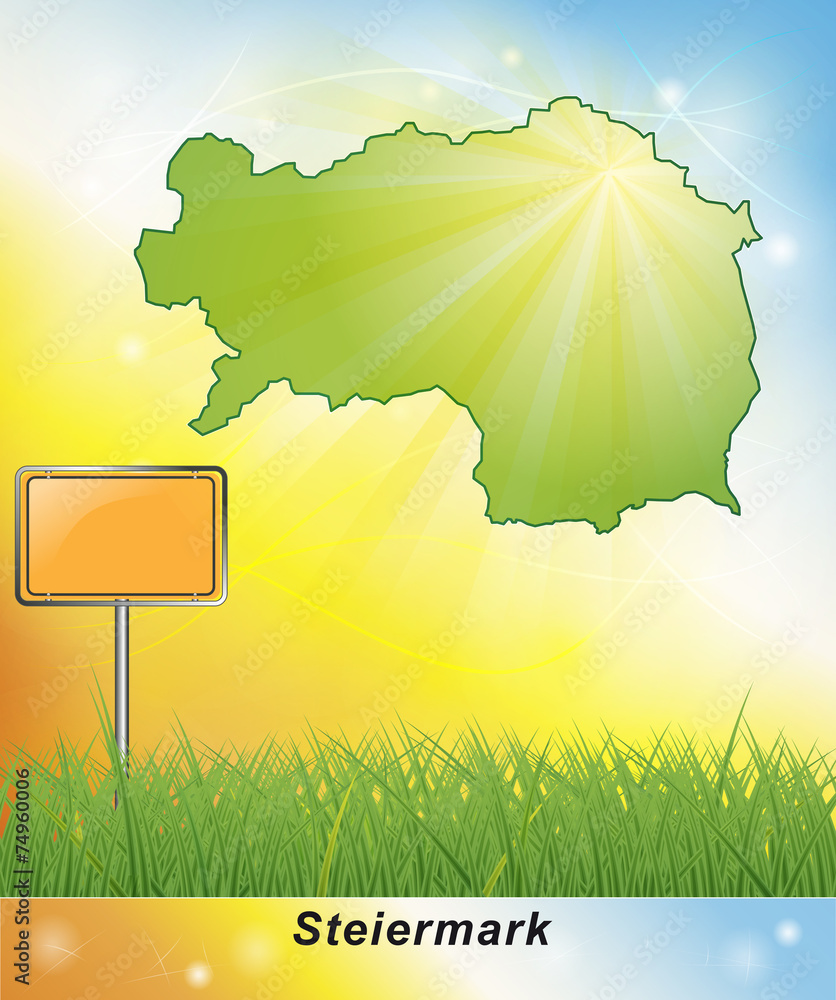 Karte von Steiermark