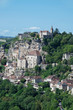 Rocamadour in Midi-Pyrenees in France Rocamadour in Midi-Pyrenees in France