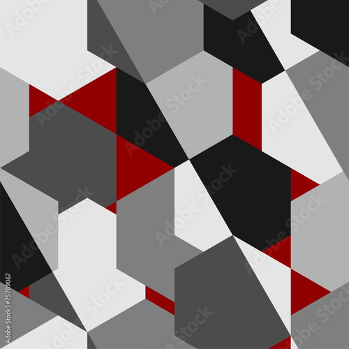 Naklejka na szybę Abstract geometric seamless pattern. Vector