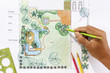 Landscape Architect design water garden plans for backyard Landscape Architect design water garden plans for backyard