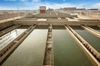 Modern urban wastewater treatment plant. Modern urban wastewater treatment plant.