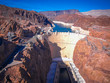 Hoover Dam across the Border of Nevada and Arizona, USA Hoover Dam across the Border of Nevada and Arizona, USA