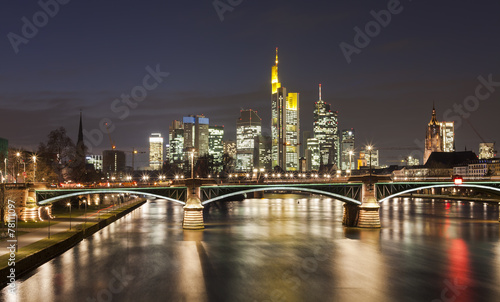 Frankfurt at night