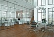 modernes Büro im Loft modernes Büro im Loft