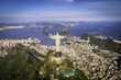 Aerial view of Christ, symbol of Rio de Janeiro, Brazil Aerial view of Christ, symbol of Rio de Janeiro, Brazil