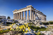 Parthenon temple on the Athenian Acropolis in Greece Parthenon temple on the Athenian Acropolis in Greece