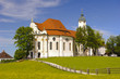 Wieskirche bei Steingaden in Bayern Wieskirche bei Steingaden in Bayern