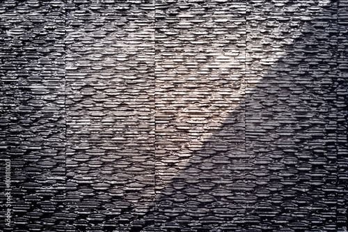 Modern stone texture wall and wet water background