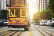San Francisco Cable Car in California Street San Francisco Cable Car in California Street