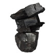 black coal isolated on white background black coal isolated on white background