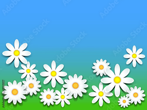 3D-daisies - 81301817