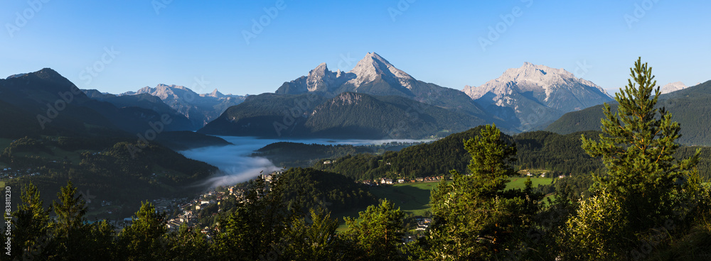 Berchtesgaden und Watzmann