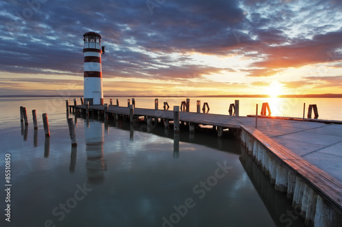 Lighthouse at Lake Neusiedl - Austria